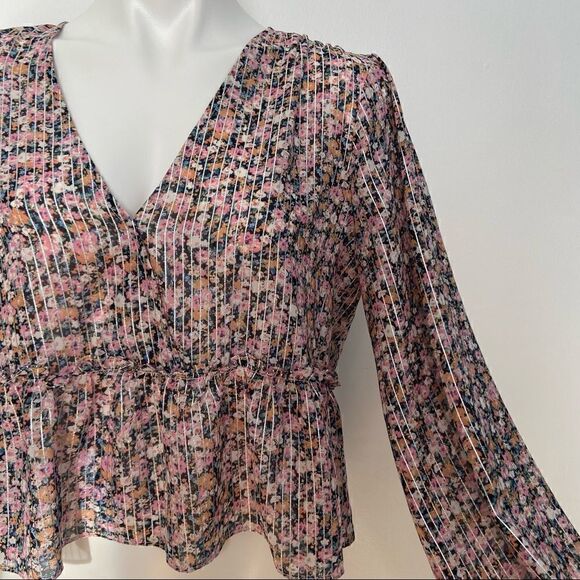 Wayf Floral Peplum Top  - Picture 5 of 7